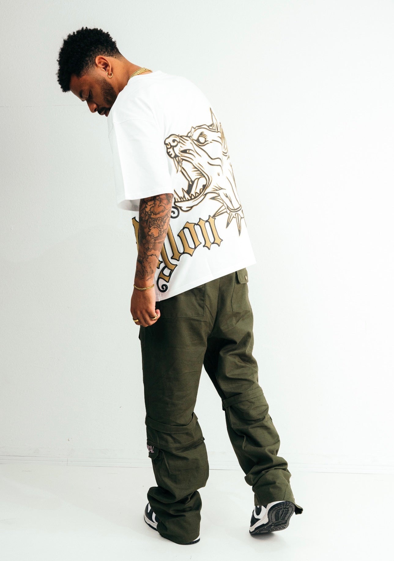 VAVYLóN 犬神 Tee - Brown