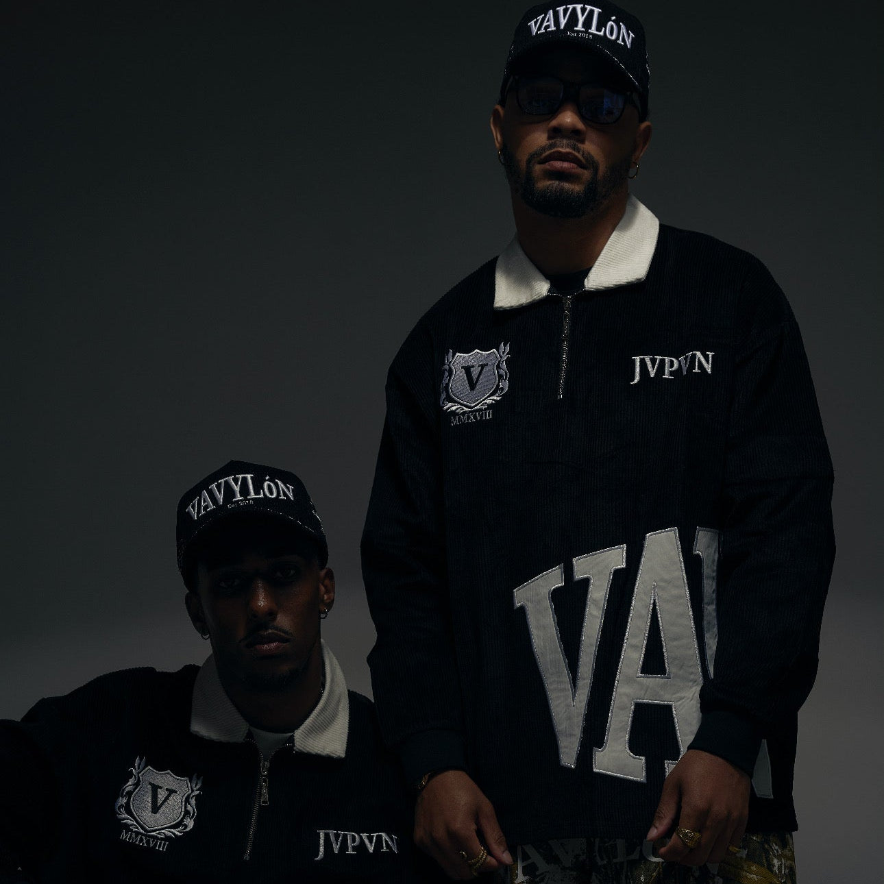 VAVYLóN "Bevuty Behind the Mvdness" Long Sleeve Polo.