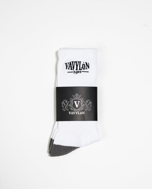 VAVYLóN Embroidery Logo Socks