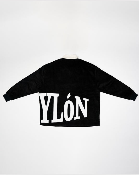 VAVYLóN "Bevuty Behind the Mvdness" Long Sleeve Polo.