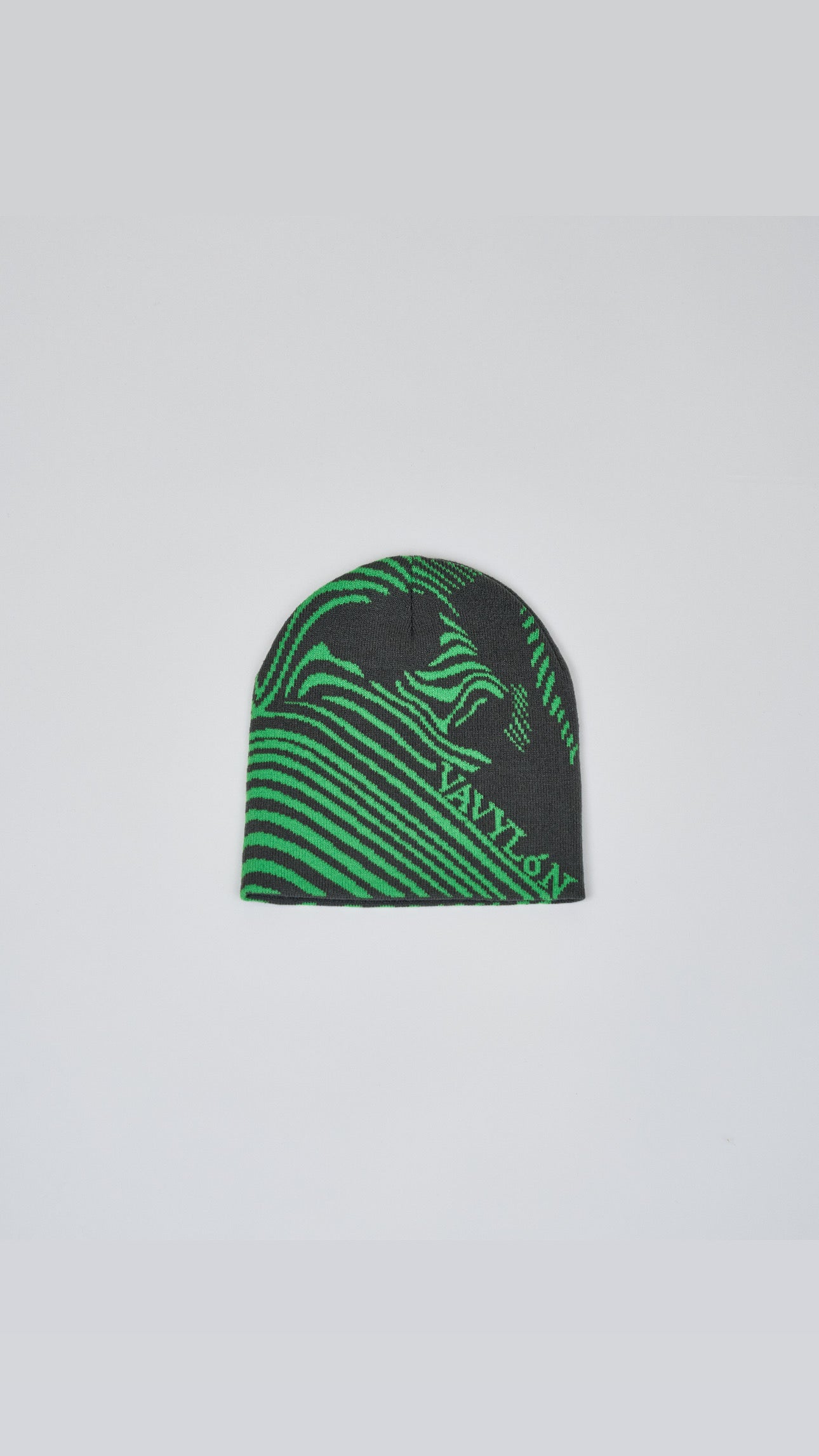 VAVYLóN "Wanderlust" Beanie 灰&緑