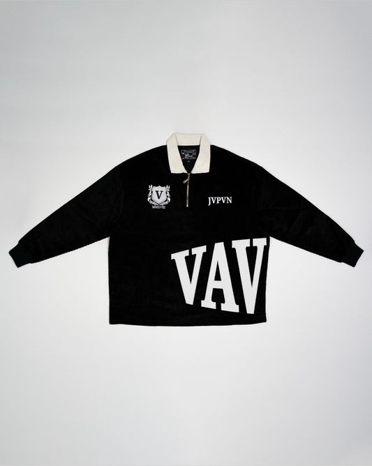 VAVYLóN "Bevuty Behind the Mvdness" Long Sleeve Polo.