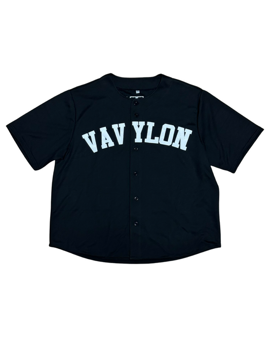 VAVYLóN “95” Minimal Cropped Baseball Jersey